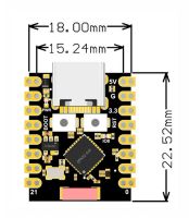 Лот: 24893980. Фото: 2. ESP32-C3 Super Mini плата разработки. Радиодетали  (электронные компоненты)