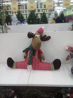 Лот: 8766908. Фото: 2. мягкая игрушка сидящий олень... Игрушки