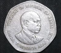 Лот: 11395723. Фото: 2. Экзотика с рубля (13378) Кения. Монеты