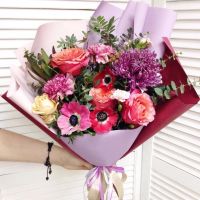 Лот: 2470790. Фото: 5. Букет 25 роз 60 см. Крупный бутон...