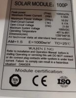 Лот: 15268485. Фото: 2. Солнечная панель 100W Поликристал. Электрооборудование