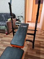 Лот: 23305385. Фото: 3. Скамья жимовая складная со стойками... Спортивные товары