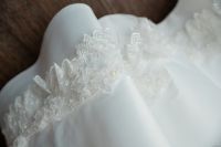 Лот: 18246216. Фото: 3. Свадебное платье с прозрачным... Одежда, обувь, галантерея