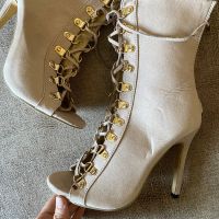 Лот: 20824570. Фото: 2. Туфли ботильоны для танцев. Женская обувь