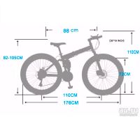 Лот: 9743089. Фото: 7. Велосипед фэтбайк Складной (FatBike...