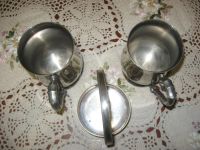 Лот: 14921808. Фото: 3. Антикварный набор 2 пивные кружки... Коллекционирование, моделизм