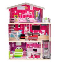 Лот: 10755383. Фото: 2. Деревянный кукольный дом Edufun... Игрушки