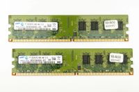 Лот: 9835250. Фото: 2. Samsung 2x2GB DDR2 PC2-6400 800... Комплектующие