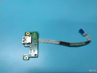 Лот: 16801217. Фото: 2. Б/У плата с разъемом USB на шлейфе... Комплектующие