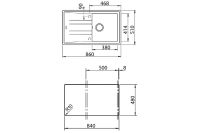 Лот: 23646053. Фото: 3. Мойка врезная с крылом Teka Stone. Строительство и ремонт