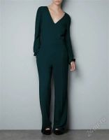 Лот: 2948675. Фото: 2. Темно-зеленый комбинезон Zara... Женская одежда