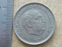 Лот: 9589588. Фото: 6. Монета 25 песет Испания 1957 портрет...