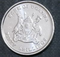 Лот: 11860341. Фото: 2. Экзотика с рубля (14364) Уганда. Монеты