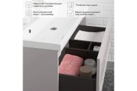 Лот: 24957871. Фото: 6. Тумба под раковину подвесная ИТАНА...