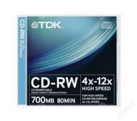 Лот: 2220545. Фото: 2. CD-RW TDK 700Mb - 10 шт. Носители информации
