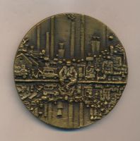 Лот: 18606686. Фото: 2. Финляндия 1970 Медаль Juuso Walden... Значки, медали, жетоны