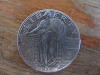 Лот: 17930005. Фото: 2. США 25 центов 1916 года. Орел... Монеты