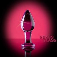 Лот: 24282822. Фото: 6. Анальная втулка Sexus Glass, розовый