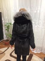 Лот: 8699290. Фото: 7. Шубка норковая, с капюшоном из...