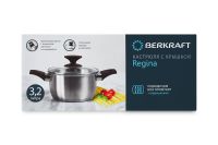 Лот: 23630520. Фото: 8. Кастрюля с крышкой BERKRAFT Regina