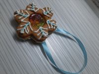 Лот: 16938037. Фото: 2. Имбирный пряник снежинка подарок. Новый год!