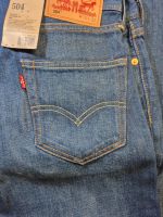 Лот: 10003249. Фото: 3. Мужские прямые джинсы Levis 504... Одежда, обувь, галантерея