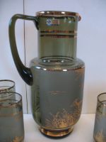 Лот: 15526754. Фото: 3. Кувшин Стаканы Стекло Чехословакия... Домашний быт