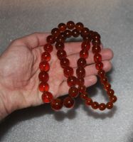 Лот: 21508771. Фото: 6. Бусы янтарь медовый. 61 см . СССР...