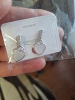 Лот: 23550259. Фото: 2. Пусеты сердечки. Ювелирные изделия, бижутерия, часы