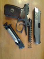 Лот: 3476097. Фото: 2. бакелитовая рукоятка мр-654к... Средства самообороны