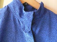 Лот: 1602354. Фото: 2. блузка синяя. Женская одежда