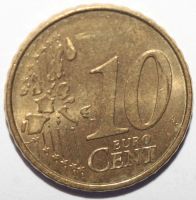Лот: 11634745. Фото: 2. 10 евроцентов 2002 год. Франция. Монеты
