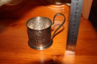Лот: 18043325. Фото: 3. ПОдстаканник Мельхиор СССР. Ягода... Коллекционирование, моделизм