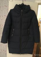 Лот: 15600217. Фото: 2. Пуховик SnowGarden сине-серый... Женская одежда