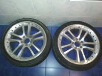 Лот: 12462171. Фото: 2. Шины на дисках R18, 2 колеса повреждены. Шины, Диски