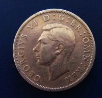 Лот: 19606699. Фото: 2. Великобритания 1/2 кроны 1949... Монеты