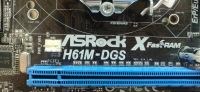 Лот: 21282685. Фото: 2. Мат. плата ASRock H61M-DGS/LGA1155... Комплектующие