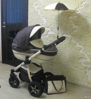 Лот: 12806189. Фото: 2. Коляска 3 в 1 Verdi Pepe eco Коричневый... Детский транспорт