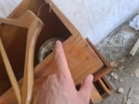 Лот: 20677491. Фото: 2. Старый стол (с ящиками, все в... Кухонная мебель