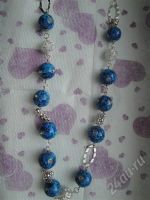 Лот: 396434. Фото: 2. Изделия из полимерной глины,колье... Ювелирные изделия, бижутерия, часы