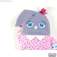 Лот: 13234938. Фото: 3. Развивающая мягкая игрушка "Зайчик... Дети растут