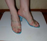 Лот: 2884671. Фото: 2. Легкие прозрачные босоножки, шлепанцы... Женская обувь