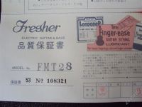 Лот: 1904915. Фото: 3. FRESHER LP FMT 28 Made in Japan... Музыкальные инструменты и оборудование