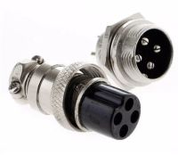 Лот: 13929466. Фото: 2. Авиационный разъём GX16 4Pin. Радиодетали  (электронные компоненты)