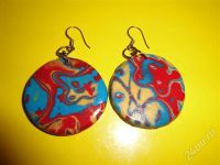 Лот: 329392. Фото: 2. Изделия из полимерной глины,серьги... Ювелирные изделия, бижутерия, часы