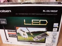 Лот: 1509370. Фото: 3. Телевизор ЖК LED 22" Rolsen RL-22L1002UF... Бытовая техника