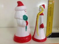 Лот: 10695033. Фото: 2. Дед мороз и снегурочка капрон... Антиквариат