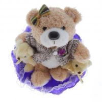 Лот: 3559591. Фото: 2. Букет из игрушек ( мишки 3 шт... 23 февраля и 8 марта