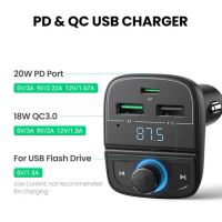 Лот: 21437777. Фото: 5. Автозарядка UGREEN CD229 FM&Bluetooth...