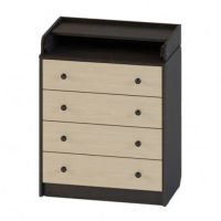 Лот: 9763658. Фото: 2. Комод ЛДСП Кристалл 1 белый (466х702х910мм... Детская мебель